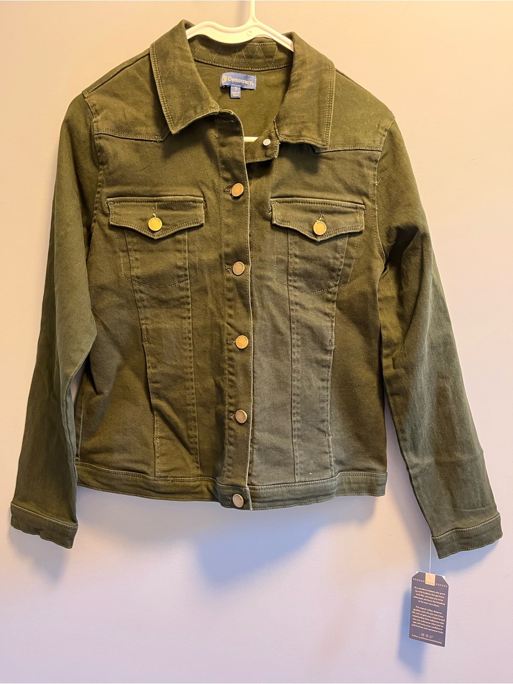 Democracy Denim Jacket - Duffel Green